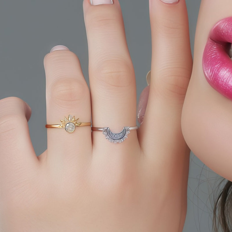 🎁Celestial Couple Ring Set
