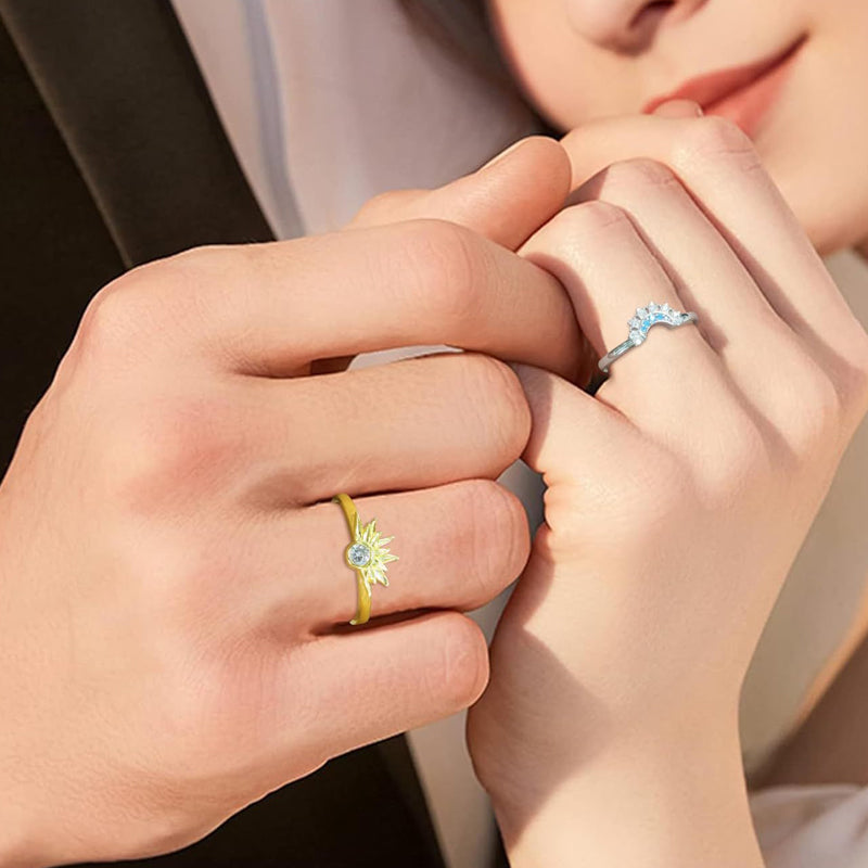 🎁Celestial Couple Ring Set