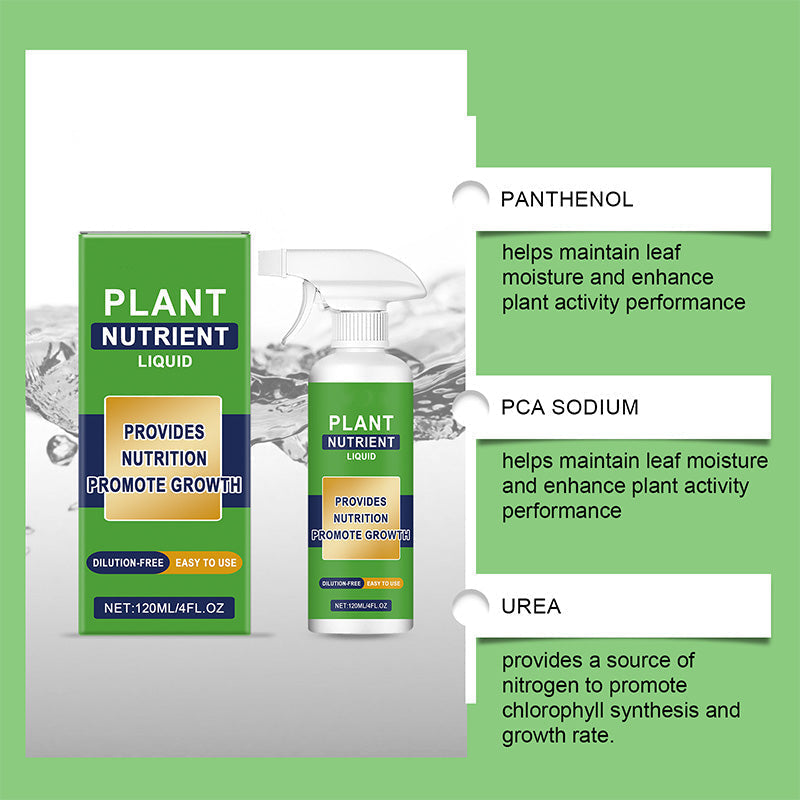 🔥Hot Sale 53% OFF🔥 🌿Nutrition Supplement For Plants！💦🌱Thrive And Grow Strong！Plant Nutrient Liquid Spray – Foliar Feed, Ready-to-Use, for Indoor & Outdoor 🌿
