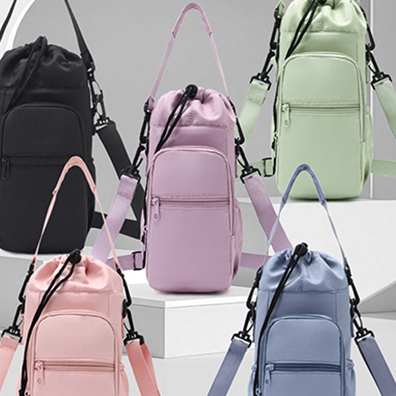 ⏰🔥LIMITED TIME - ONLY ￡8.99!!🥤Water Bottle Carrier Bag with Phone Pockets