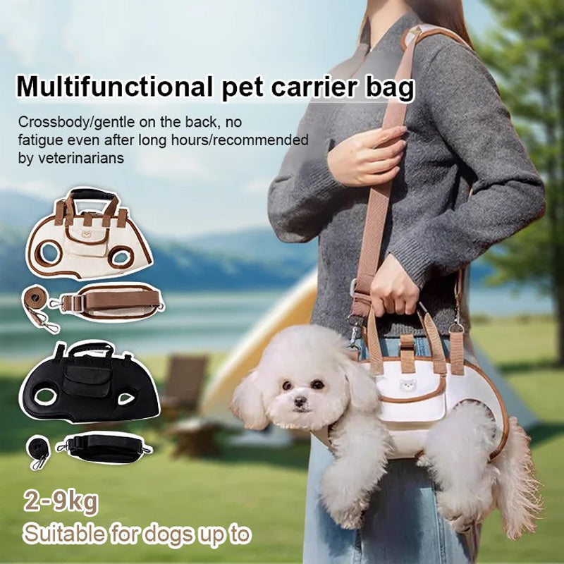📢📢50% OFF !! ⏰Portable Breathable Pet Carrier Sling & Backpack
