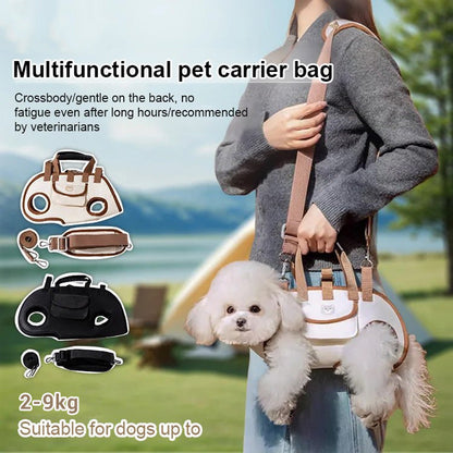 📢📢50% OFF !! ⏰Portable Breathable Pet Carrier Sling & Backpack