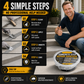 🥳2026 HOT SALE🥳💞50K+ SOLD!🏠  Concrete Step Repair Adhesive – Permanently bonds cracked stairs & walkways. Weatherproof – resists heat, ice & rain. Walk safely again! 🛡️✨