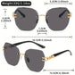 ⏳Time-Limited Special⏰Statement Rimless Sunglasses