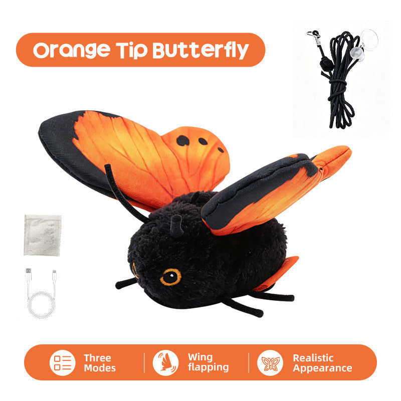 🦋🐱 Smart Sensing Flapping Butterfly Toy – 58% OFF! Motion-activated, realistic flight, interactive fun – keeps your cat engaged for hours. 🔥✨