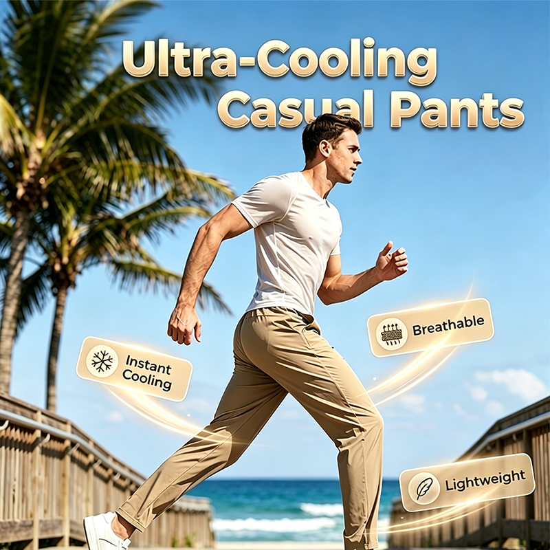 Men's Quick-Dry Ultra-Thin Straight Pants