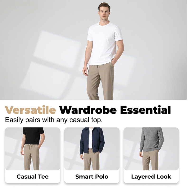 Men's Quick-Dry Ultra-Thin Straight Pants