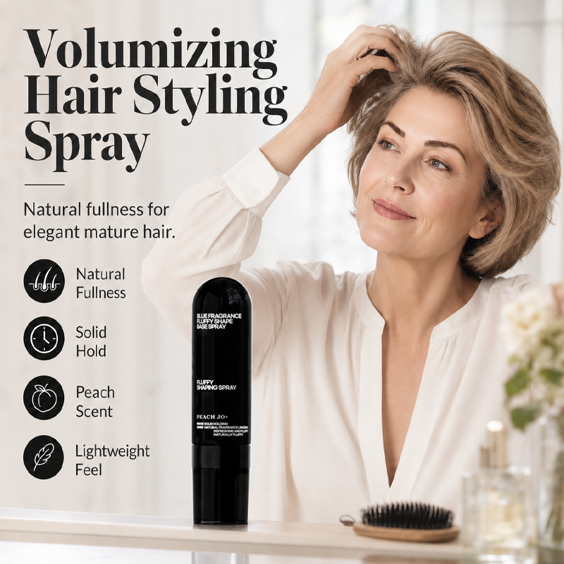 💨50% OFF NOW!💞 Fluffy Hair Shaping Spray‑Lightweight Volumizing Mist, All‑Day Strong Hold Humidity‑Resistant Peach Scent Hair Spray for Fine Flat Thin Hair