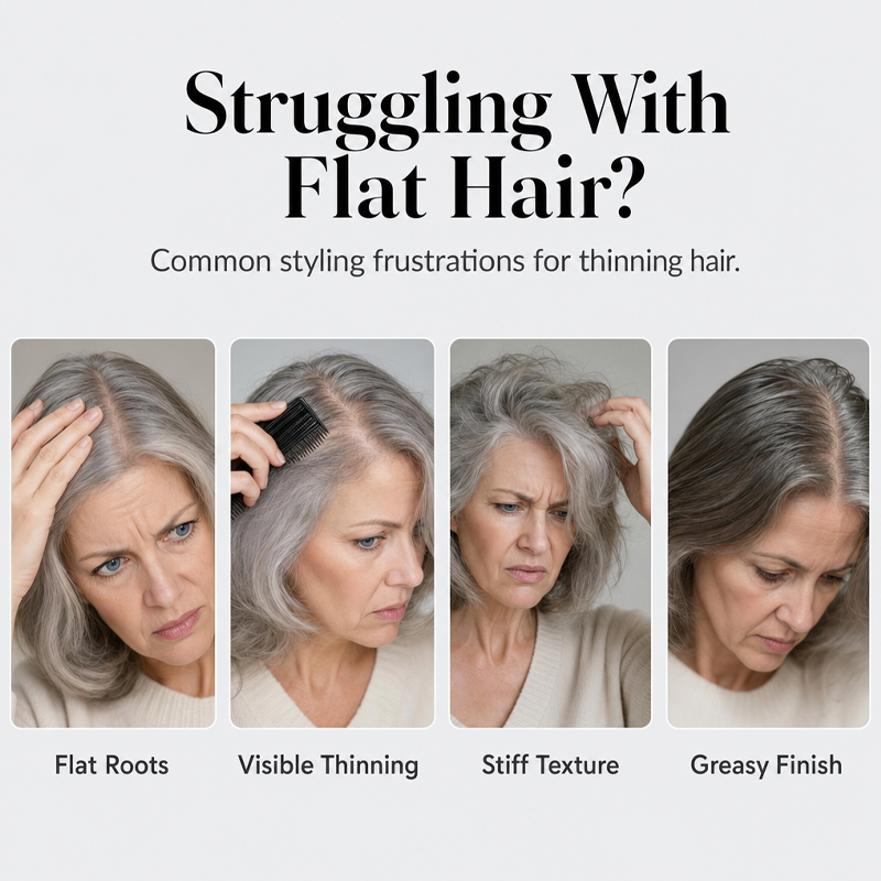 💨50% OFF NOW!💞 Fluffy Hair Shaping Spray‑Lightweight Volumizing Mist, All‑Day Strong Hold Humidity‑Resistant Peach Scent Hair Spray for Fine Flat Thin Hair