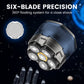 6D Waterproof Head Shaver Kit for Bald Men