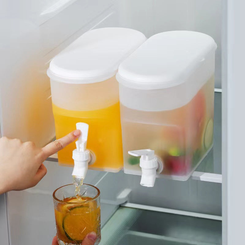 ❄️Limited Time 50% OFF for Cool Summer! 🌈Summer Must-Have! 🍹🧊Build your own drink shop at home！🧊🥂Space-Saving Refrigerator Beverage Dispenser with Spigot
