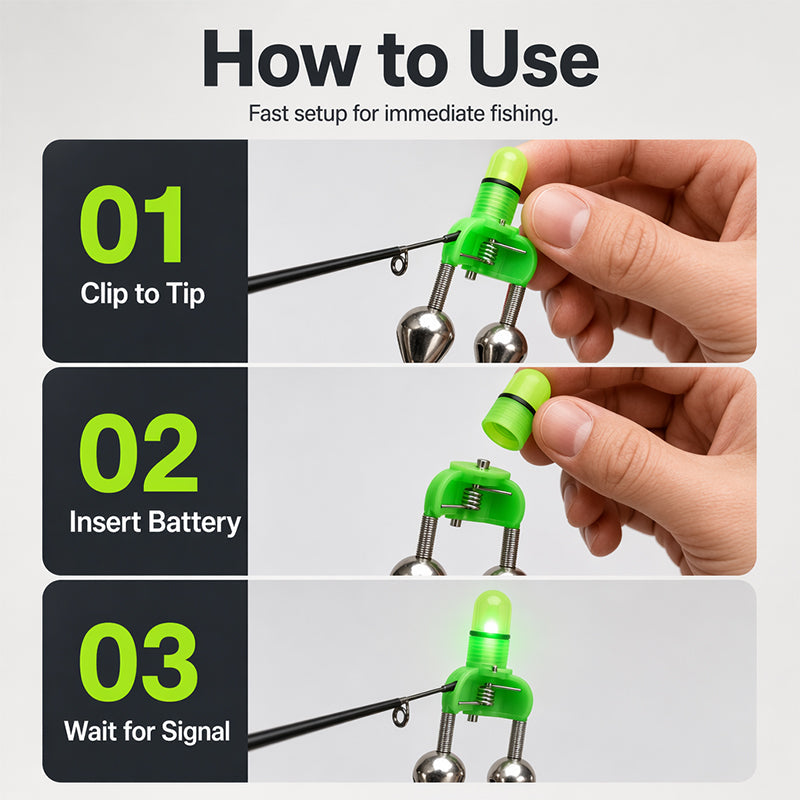 📢📢 60% OFF !! ⏰ Night Fishing Rod Alarm Bells – Sensitive Bite Detection, Loud Ring & Perfect for Carp, Coarse & Sea Fishing After Dark 🎣✨