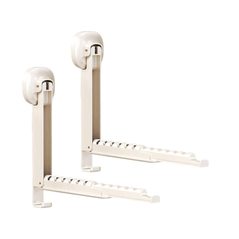 🔥Suction Cup Extendable Folding Drying Rack – No-Drill, Space-Saving, for Bathroom Balcony 👚