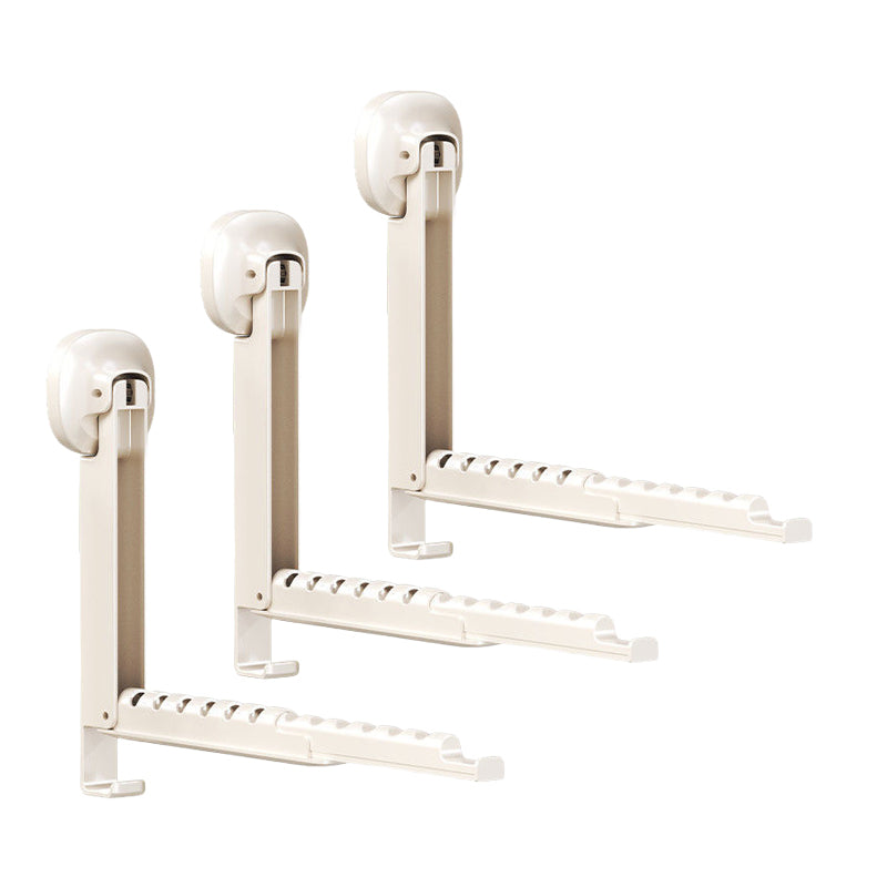 🔥Suction Cup Extendable Folding Drying Rack – No-Drill, Space-Saving, for Bathroom Balcony 👚