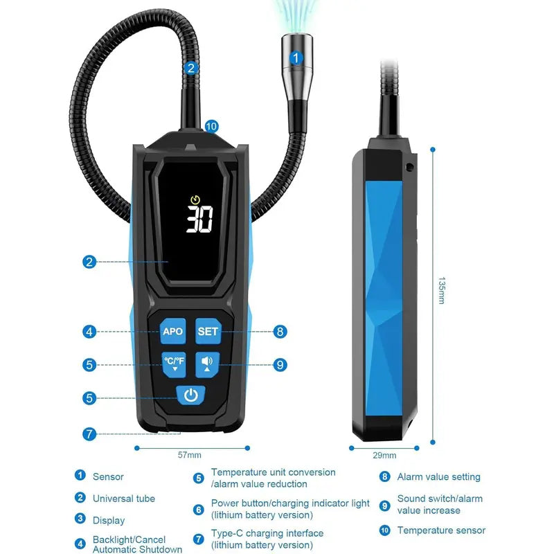 📢📢50% OFF !! ⏰Rechargeable Halogen Leak Detector for Air Conditioner