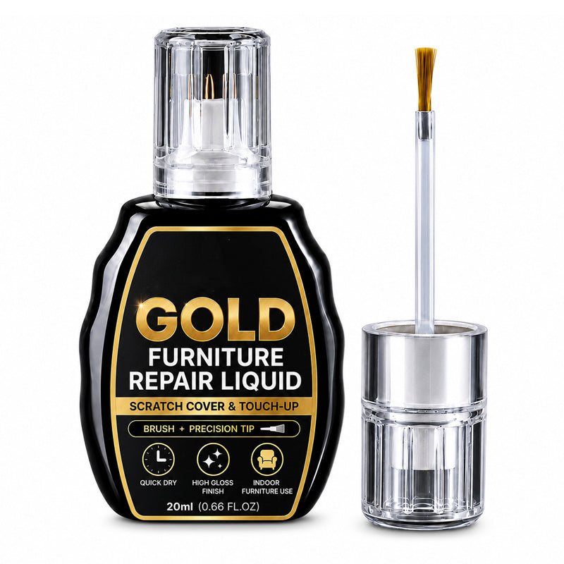 🥳2026 HOT SALE🥳|💞 Gold Furniture Repair Paint – Covers scratches & chips on golden surfaces. No need to replace – just brush & restore! 🎨🛡️