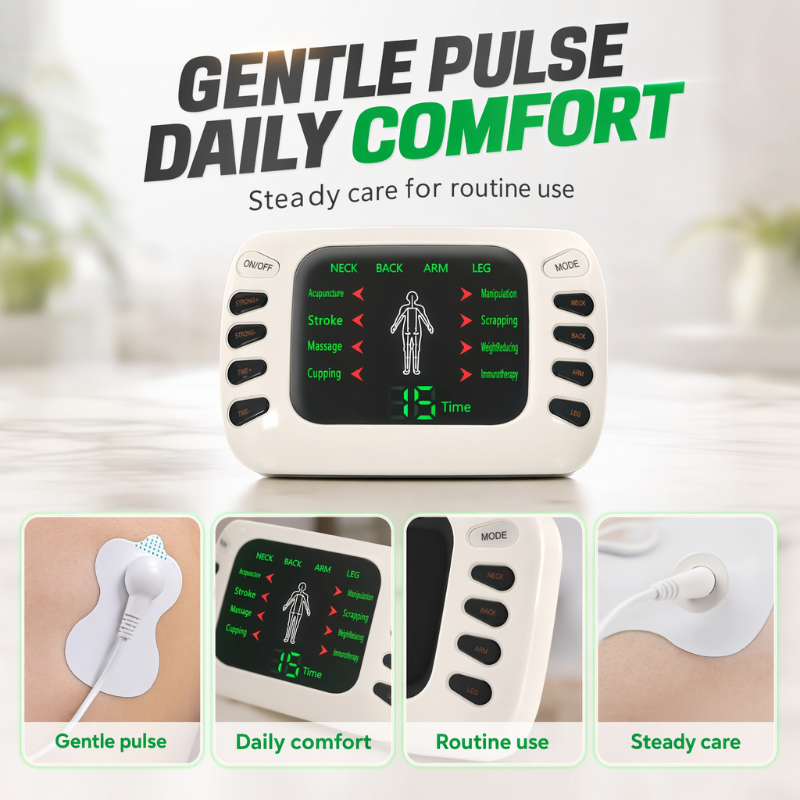 🥳2026 HOT SALE🥳💞50K+ SOLD!💚Electric Pulse Massager – Simple buttons, clear display – easy to use. Compact design stores neatly – home recovery made effortless! 🌟💪