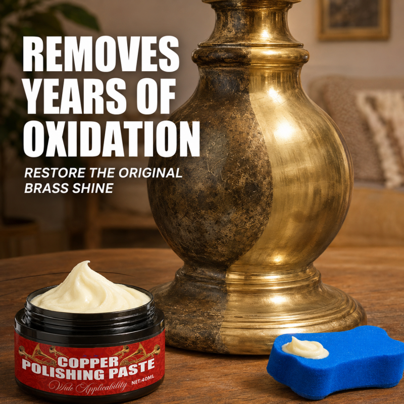 🥳2026 HOT SALE🥳💞50K+ SOLD!🧽Copper Brass Polish Paste – Restores tarnished brass & copper to brilliant shine. Removes oxidation & fine scratches – perfect for antiques & instruments! 🎺🛡️
