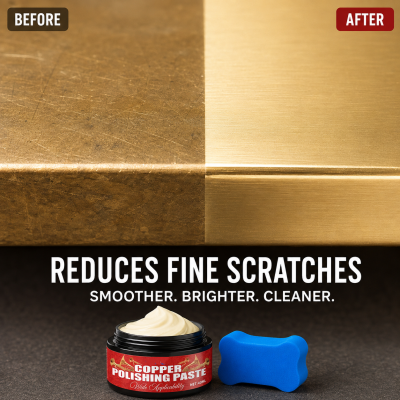 🥳2026 HOT SALE🥳💞50K+ SOLD!🧽Copper Brass Polish Paste – Restores tarnished brass & copper to brilliant shine. Removes oxidation & fine scratches – perfect for antiques & instruments! 🎺🛡️