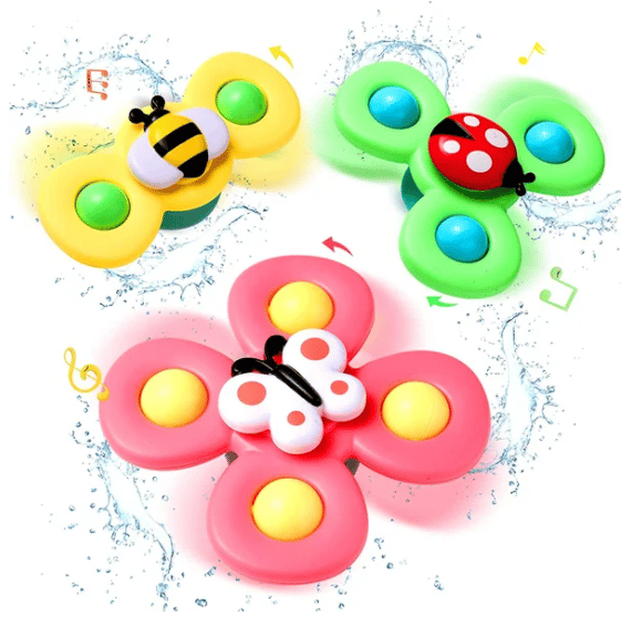 ⚡ On sale today only! 🧸 Suction cup spinners for fun and play
