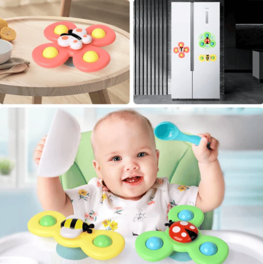 ⚡ On sale today only! 🧸 Suction cup spinners for fun and play