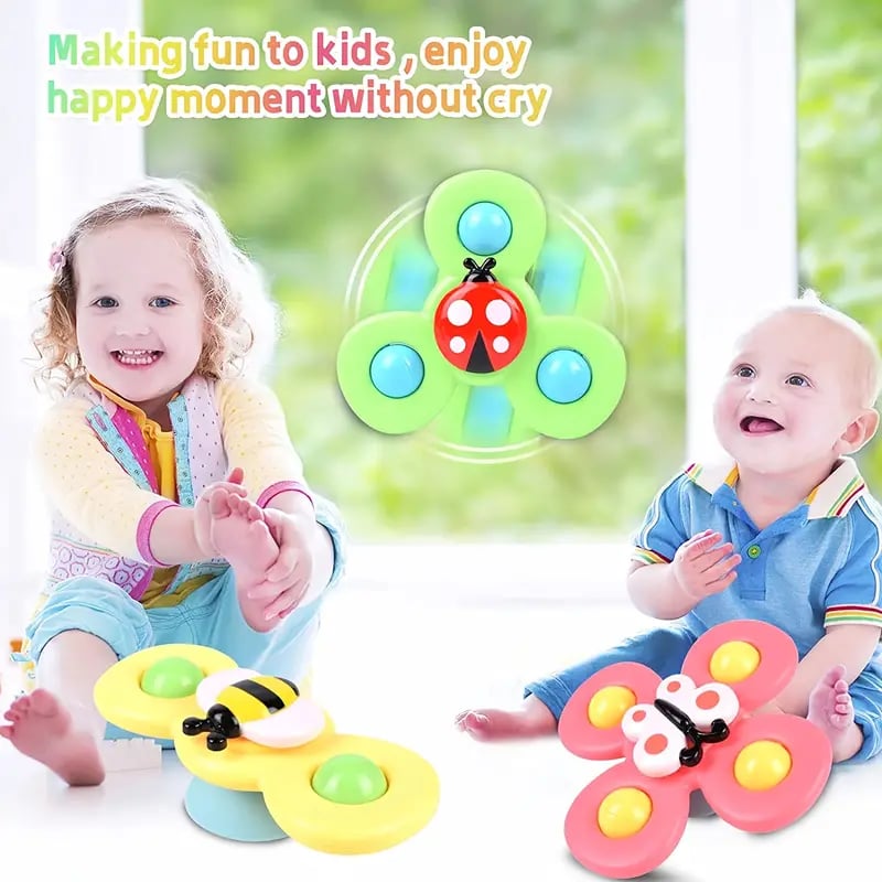 ⚡ On sale today only! 🧸 Suction cup spinners for fun and play