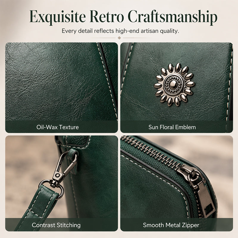 👛LAST DAY SALE 54% OFF🍂 Women Handmade Leather Crossbody Phone Bag – Lightweight Small Purse for Essentials, Fits Phone, Cards & Keys 🛍️✨