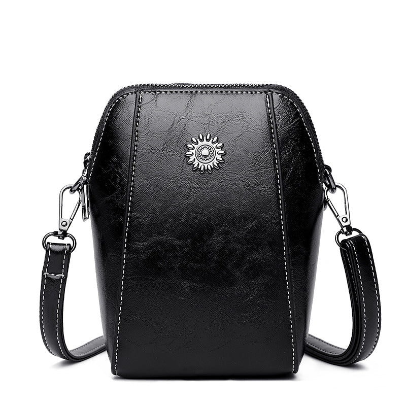 👛LAST DAY SALE 54% OFF🍂 Women Handmade Leather Crossbody Phone Bag – Lightweight Small Purse for Essentials, Fits Phone, Cards & Keys 🛍️✨