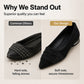 Pointed Toe Low Heel Shoes for Women