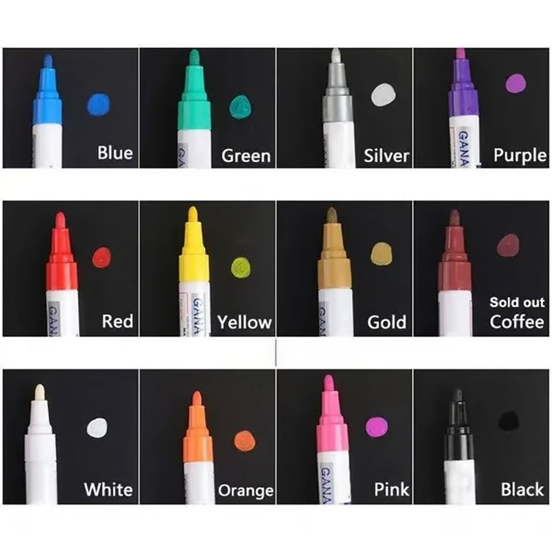 🔥Oil-Based Waterproof Tire Paint Marker