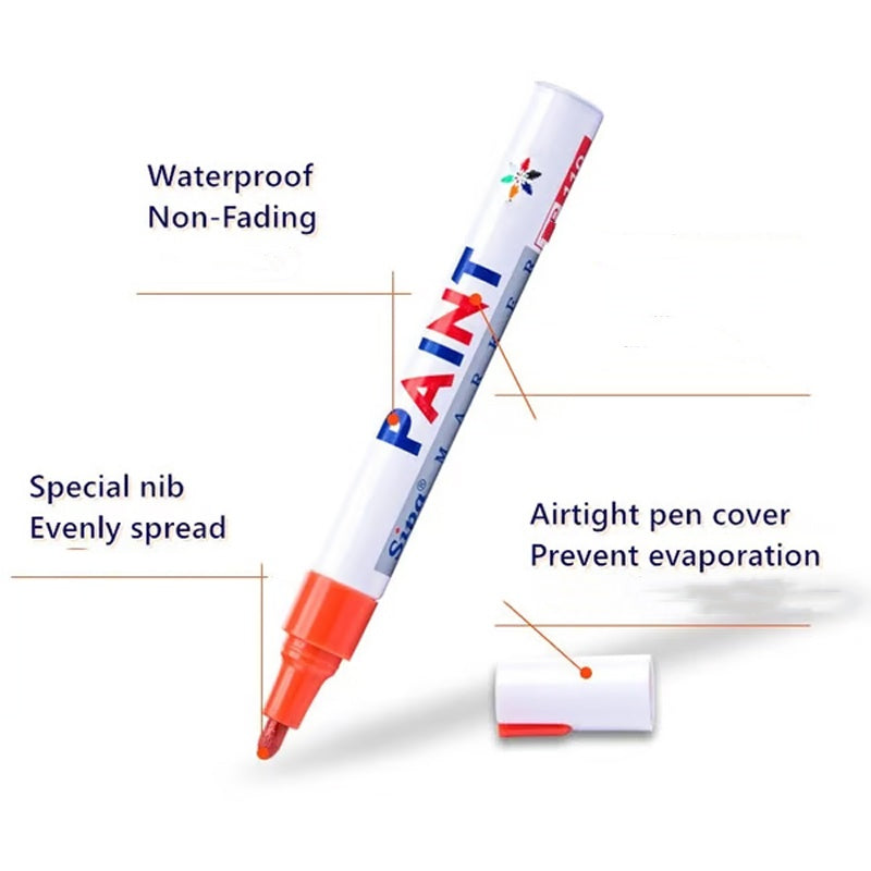 🔥Oil-Based Waterproof Tire Paint Marker