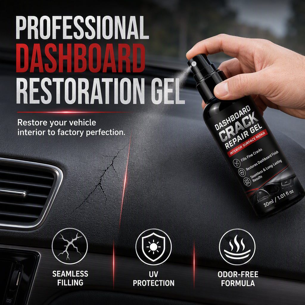 🥳2026 HOT SALE🥳💞50K+ SOLD!🛡️✨Buy 1 Get 1 Free! Professional Car Dashboard Crack Repair Gel – Fills cracks seamlessly, blends with original texture. UV defense prevents sun damage – restore your dashboard like new! 🚗💎
