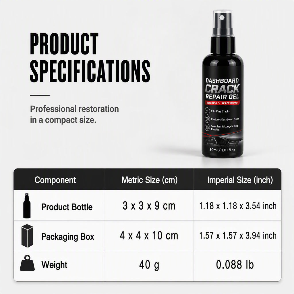🥳2026 HOT SALE🥳💞50K+ SOLD!🛡️✨Buy 1 Get 1 Free! Professional Car Dashboard Crack Repair Gel – Fills cracks seamlessly, blends with original texture. UV defense prevents sun damage – restore your dashboard like new! 🚗💎