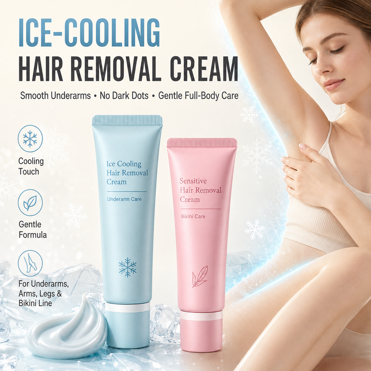 【Buy 2 Get 1 Free】Gentle Hair Removal Cream