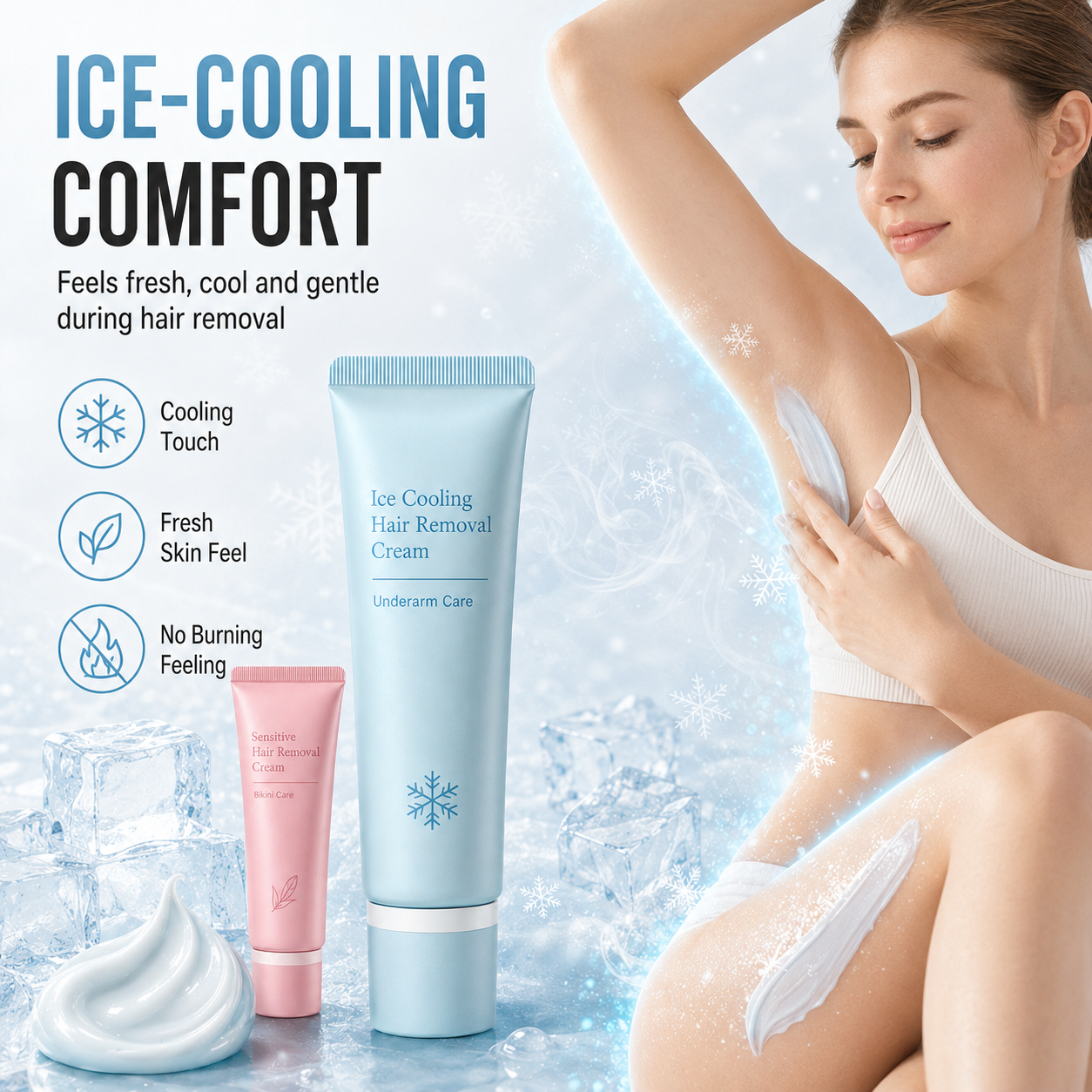 【Buy 2 Get 1 Free】Gentle Hair Removal Cream