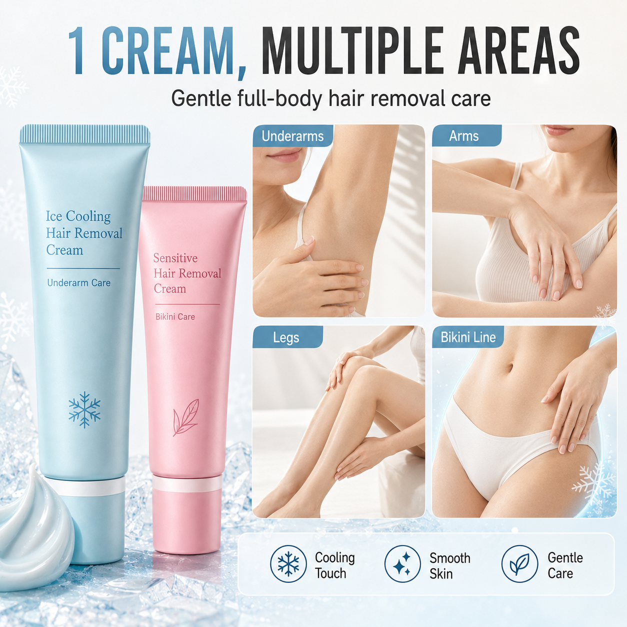 【Buy 2 Get 1 Free】Gentle Hair Removal Cream