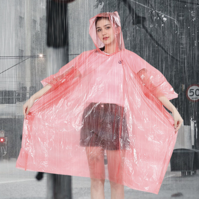 🌧️56% OFF NOW! Pocket‑Size Disposable Raincoat for Unexpected Showers, Compact Ball‑Packaged Waterproof Emergency Poncho, One‑Size‑Fits‑All Lightweight Rain Protection for Travel, Hiking & Outdoor Events