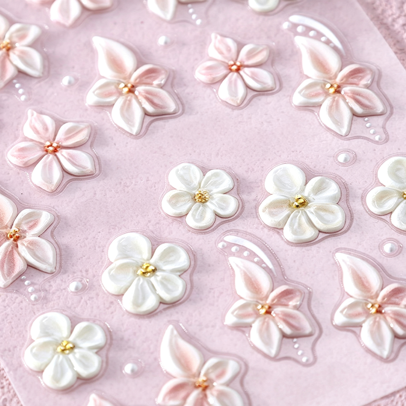 🌸 Salon-Worthy Spring Nails in Seconds – 5D Lily & Daisy Stickers. No UV Lamp, Just Peel & Press. 50% Off. UK Stock