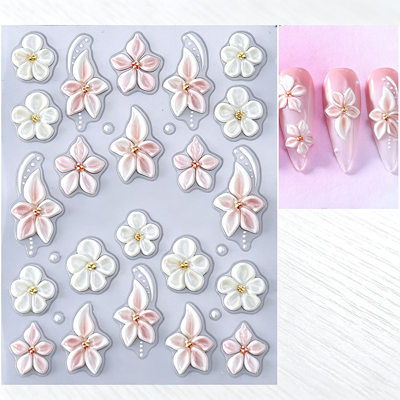🌸 Salon-Worthy Spring Nails in Seconds – 5D Lily & Daisy Stickers. No UV Lamp, Just Peel & Press. 50% Off. UK Stock