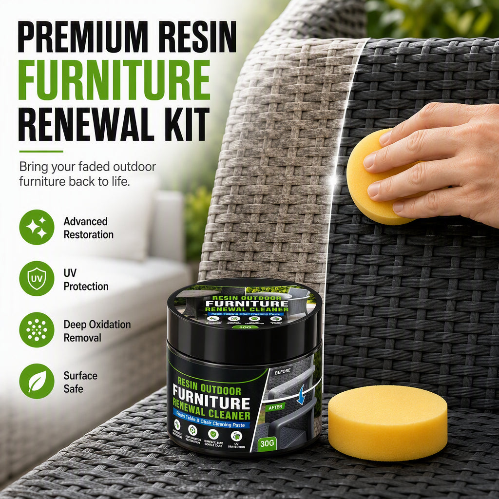 【Buy 2 Get 1 Free】Outdoor Furniture Renewal Paste with Sponge