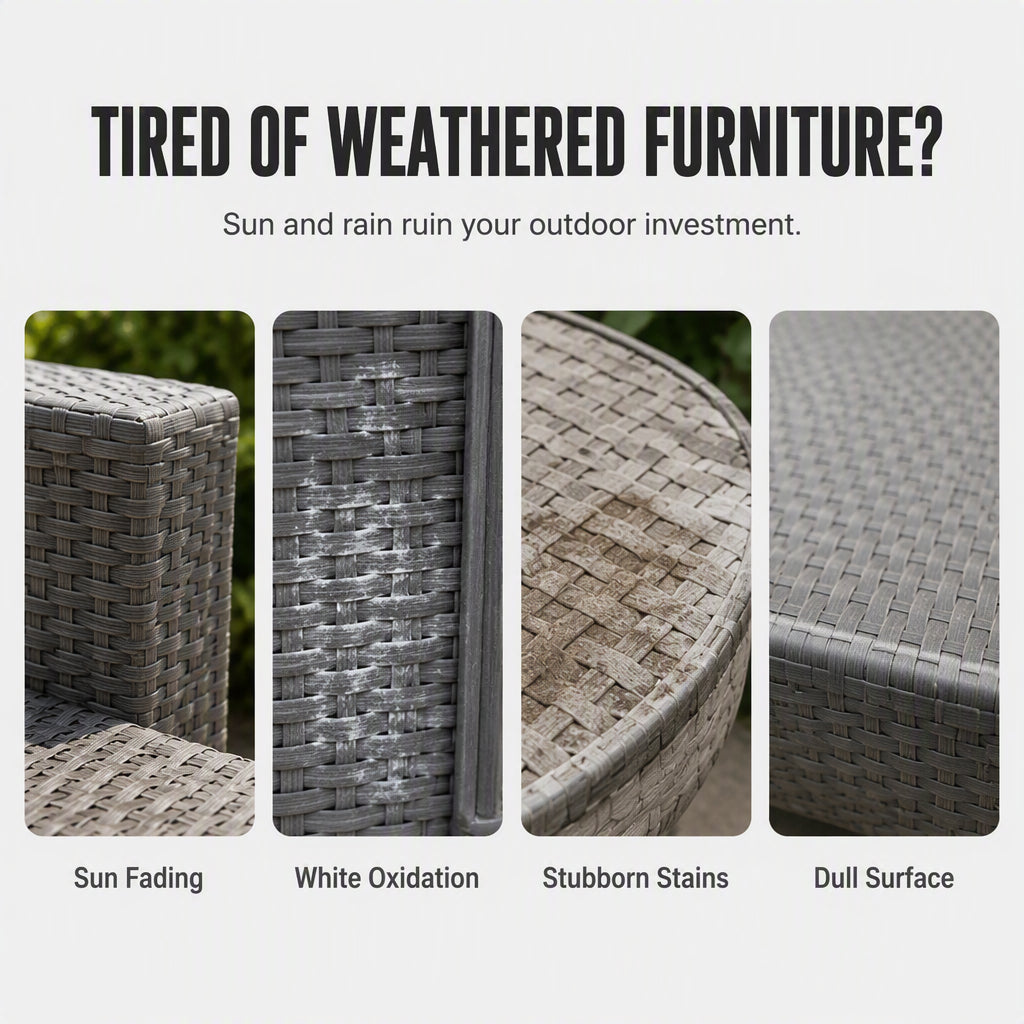 【Buy 2 Get 1 Free】Outdoor Furniture Renewal Paste with Sponge