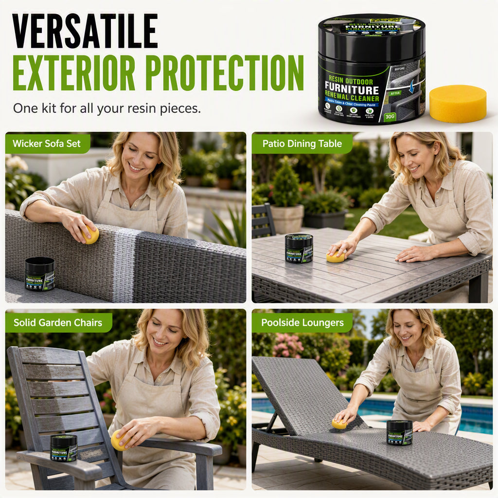 【Buy 2 Get 1 Free】Outdoor Furniture Renewal Paste with Sponge