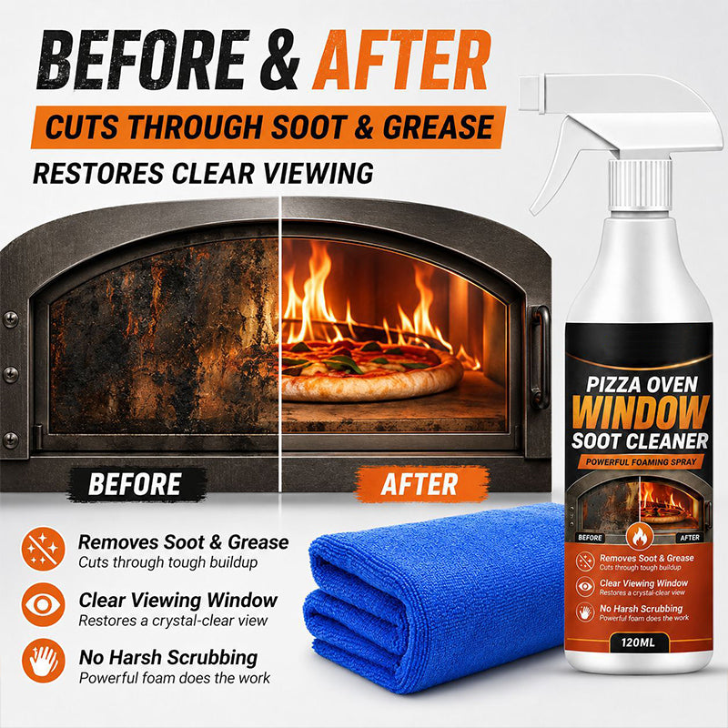 Buy 2 Get 1 Free｜Pizza Oven Window Soot Cleaner Spray