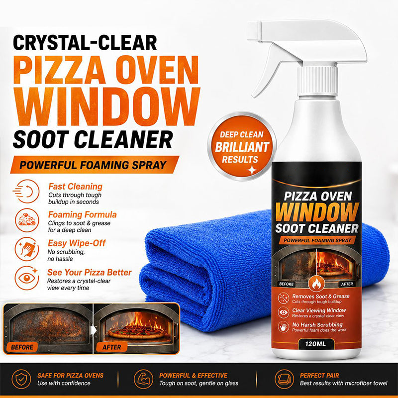 Buy 2 Get 1 Free｜Pizza Oven Window Soot Cleaner Spray