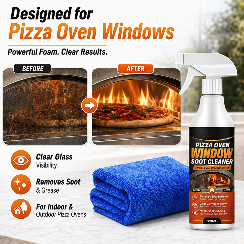 Buy 2 Get 1 Free｜Pizza Oven Window Soot Cleaner Spray