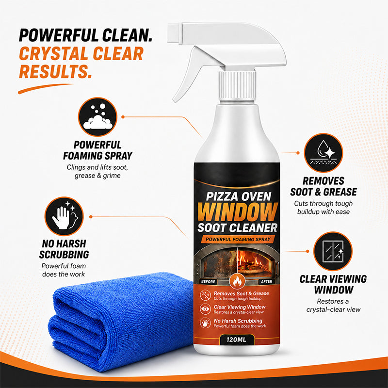 Buy 2 Get 1 Free｜Pizza Oven Window Soot Cleaner Spray