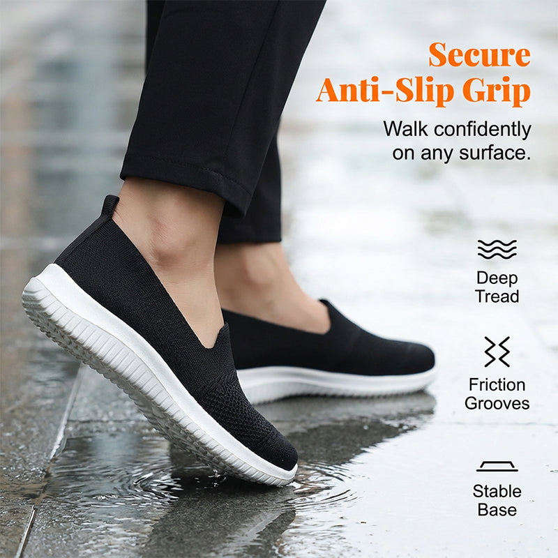Women's Breathable Mesh Slip-On Walking Shoes