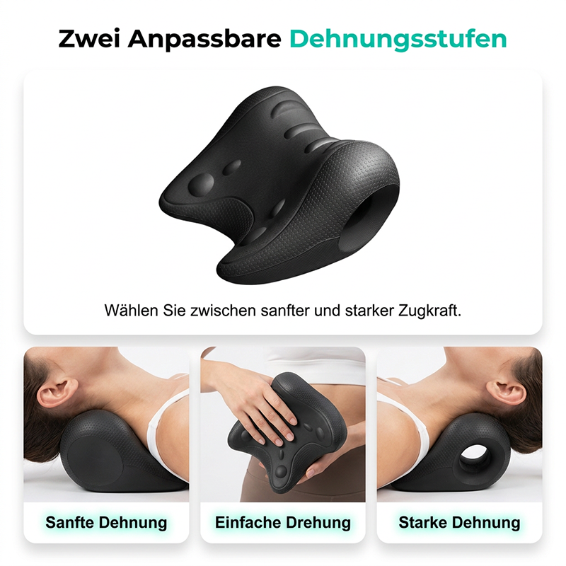 🥳2026 HOT SALE,50K+ SOLD! 💪 U-Shaped Cervical Pillow – Ergonomic gravity traction gently stretches neck & shoulders. Targeted acupressure points release tension – relax deep, correct posture! ✨🛡️