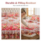 ⏳Limited-time 54% off⏰3-Piece Floral Ruffled Bed Skirt Set🌸🛏️