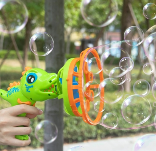 🎁Last Day Promotion 50% OFF🔥 Dinosaur Bubble Gun Blower Toy(Battery is not included)